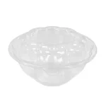 24oz plastic Rose Bowl w/lid 7in Dia150