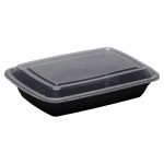 28oz REC Black mic. cont. with Lid150 RT68 or FH-128B
