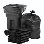 36 Jumbo Plastic Bags LD BLACK