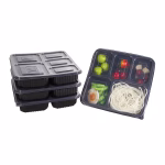 TZ307 5 compartment Plastic Container 100 (50x2)