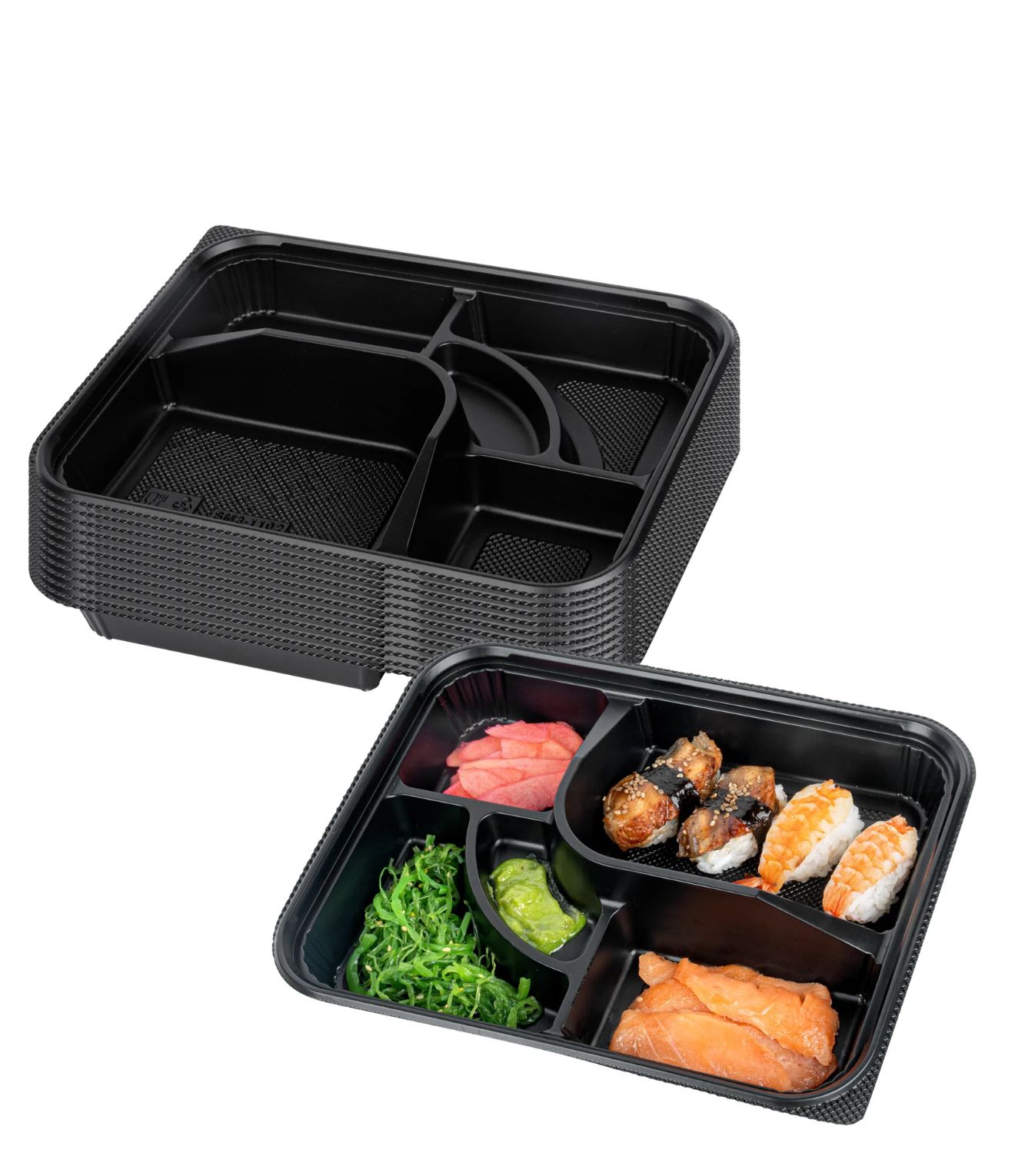 5compartment BLACK Box_Ifter box 5compartment BLACK Box_Ifter box