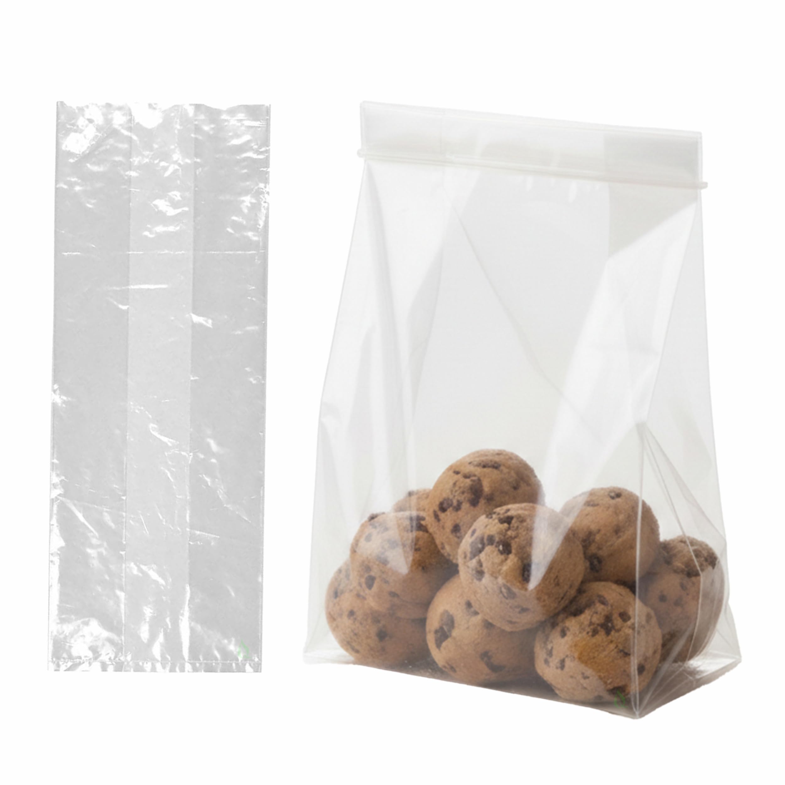 8x4x18 Clear poly Bag VENTED 8x4x18 Clear poly Bag VENTED - Image 1