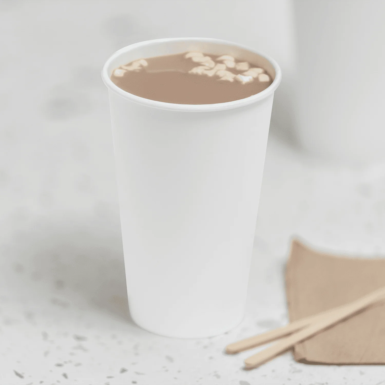 C-K516W_11 16oz paper hot cup 1000ct WHITE - Image 1