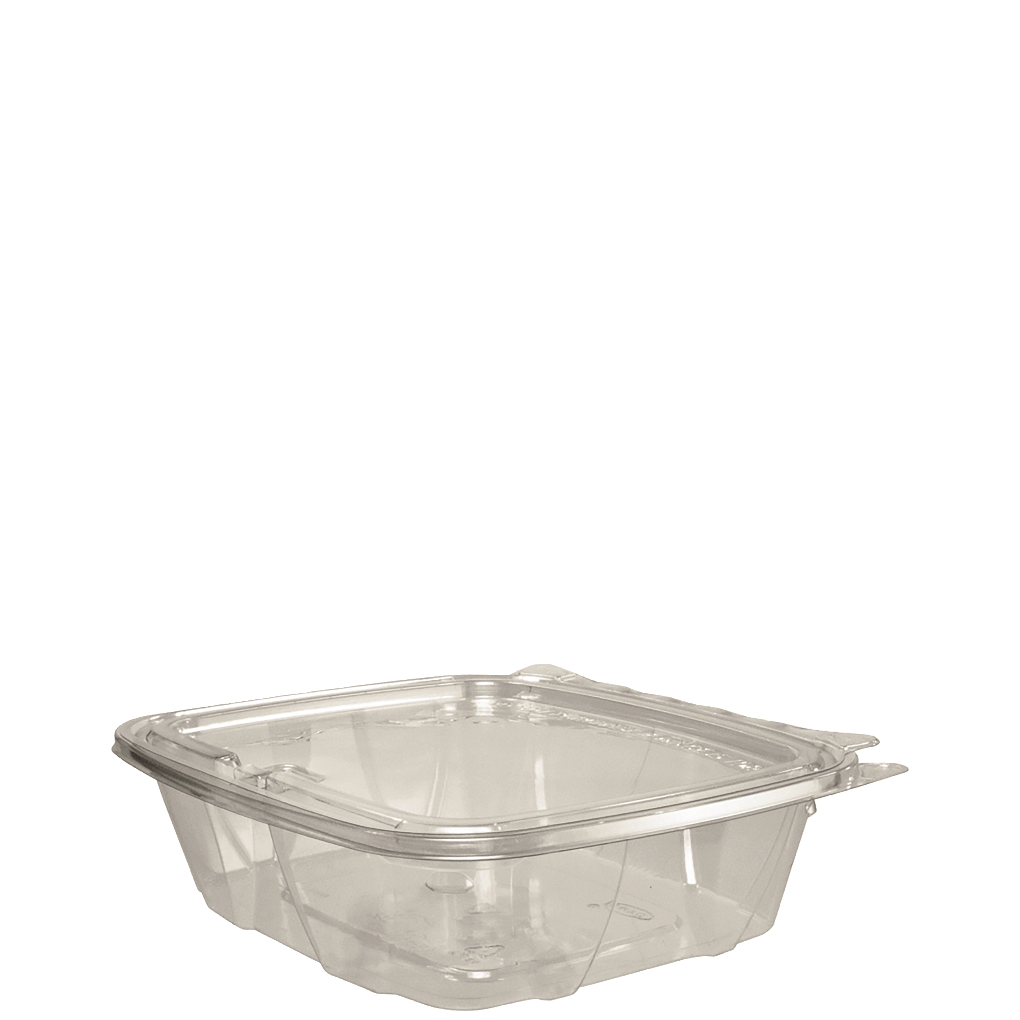 CH24DEF CH24DEF 24oz CLR Hinged Deli Cont.W/Flat Lid - Image 1