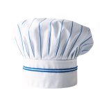 Chef’s Cap w/Blue Stripe SINGLE PACK 100ct