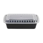 HMRT888 38oz 3Com Rect. Microwaveable cont. w clr Dom lid 150