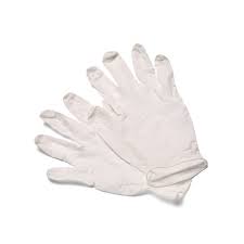 LATEX hand gloves powder free Single Pack (From Office)