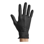 NITRILE Gloves Powder Free 10x100ct BLACK XL