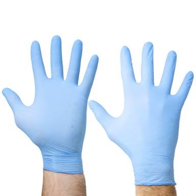 NITRILE Gloves Powder Free 10x100ct BLUE XL