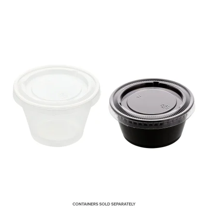 PL3.5 /4/5.5 4oz CLEAR LIDS 2000