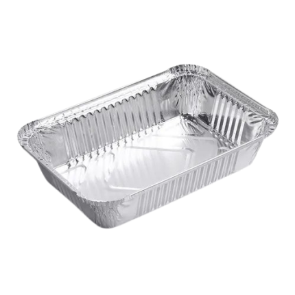 Rectangular Aluminium Pan, 60g 100pcs/ctn