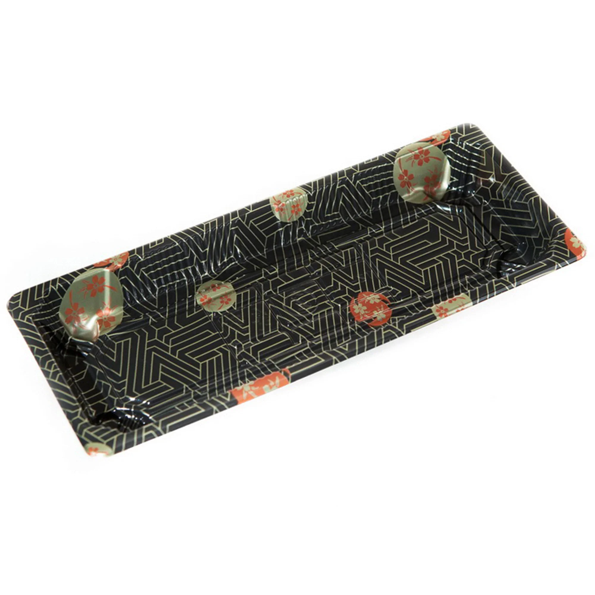TZ001_20e4f483-2b2d-4a3d-aa04-088fa8e555c4 TZ-001 Sweets Box Black With Design Tray 1000ct