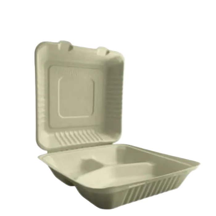 Untitled_design_10_700x700 GREEN+8"X8" 3 COMP . PAPER container8X8X3 200ct - Image 1