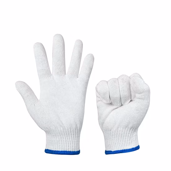 White Cotton Working Gloves 30 10 White Cotton Working Gloves 30/10 - Image 1