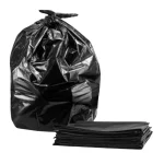 36 Jumbo BLACK Plastic Bags