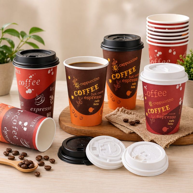 Hot coffee & sup cups