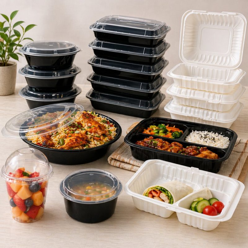 Microwavable Take-out Containers