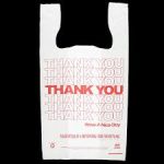 1/6 RED THANK YOU PLASTIC BAG AL AQSA LOGO 400