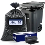 46 HEAVY DUTY GARBAGE BAGS 16LB CLEAR